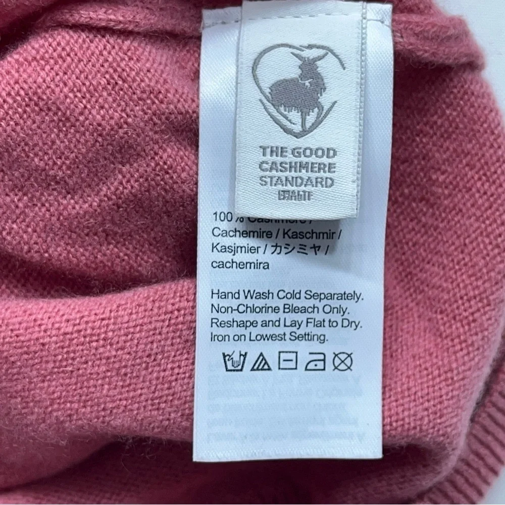 J.Crew Crewneck Boyfriend Cashmere Sweater Womens XXS Oversized in Pink